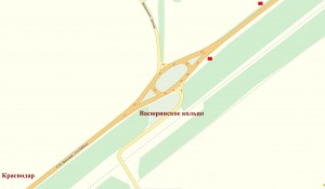 Трасса Краснодар-Кропоткин, Васюринское кольцо